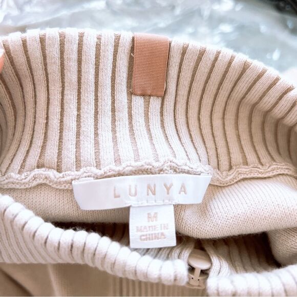 Lunya Cozy Cotton Silk Zip Pullover - Picture 10 of 12